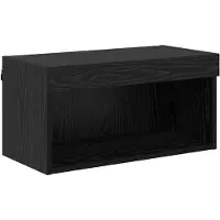 vidaXL Tv-meubelset 60 x 30 x 30 cm Zwart Eiken Bewerkt hout