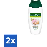 Palmolive 2 x – Douchegel – Almond Milk – 250 ml - Douchegel Amandel - Zachte Reiniging - Gevoede Huid - Amandelmelk - Milde Douchegel