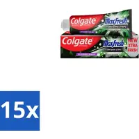 Colgate – Tandpasta – MaxFresh Whitening Bamboo Charcoal – 100 ml - Bulkverpakking - 15 stuks