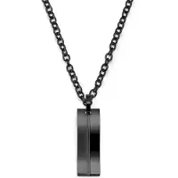 Lucleon Stijlvolle Gunmetalkleurige Stalen Ketting