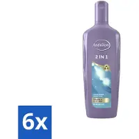 Unilever 6 x - 2-in-1 - Shampoo - Reinigt & Verzorgt - 300 ml - 2-in-1 Shampoo Conditioner - Meloen Shampoo - Aloë Vera Shampoo - Haar Reinigen - Haar Verzorgen