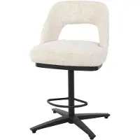 Tower Living - Caldes draaibare barstoel - off-white