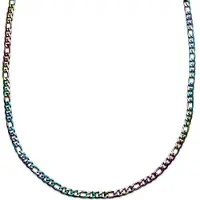Lucleon Curtis Amager Regenboog Figaro-schakelketting