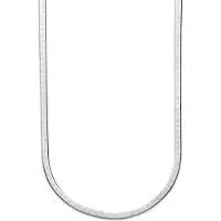 The Jewelry Collection Zilver Gerhodineerde Collier plat 3 1333852