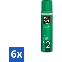 Proset 6 x Haarspray Sterk 300 ml - Haarspray - Haarspray 24 Uur - Haarspray Met B5 - Haarspray Volume - Haarspray Fixatie