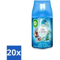 Air Wick 20 x - Luchtverfrisser Navulling - Turquoise Oase - Automatische Spray - 250 ml - Luchtverfrisser - Geur - Tropische Geur - Drijfhout - Zeenevel
