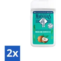 Le Petit Marseillais 2 x – Douche & Bad – Coco – 650 ml - Douche En Bad - Kokosgeur - Huid Verzorgen - Schuim - Badschuim