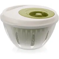 Orion ELA 112841: Handmatige, groene droger voor salade, groenten en fruit