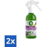 Air Wick 2 x – Luchtverfrisser Spray – Active Fresh Lavendel & Lelie – 237 ml - Luchtverfrisser - Geur Neutraliseren - Natuurlijke Geur - Lavendel - Lelie