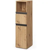 Vicco Torren Halfhoge kast – 30 x 112.6 cm met lade Ambachtelijk