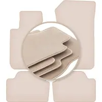 Premium beige vloermatten voor: BMW X1 E84 SUV 2004-2011