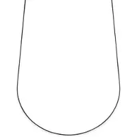 Lucleon Essentials | 1 mm Gunmetal Zwarte Ketting met Slangenschakels