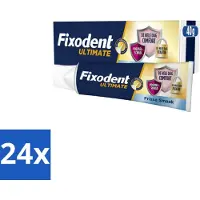 Fixodent Kleefpasta Ultimate Fresh 40 gr - Voordeelverpakking - 24 stuks