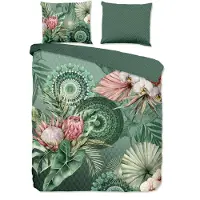 Hip dekbedovertrek Egor - groen - flanel - 200x220