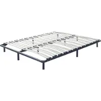Beliani BASIC - Vrijstaande lattenbodem - Zwart - 160 x 200 cm - Staal