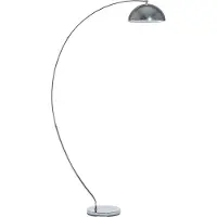 Beliani KAMA - Staande lamp - Zilver - Metaal