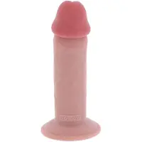 ToyJoy Deluxe Dual Density Dikke Dildo - 18 cm - Realistische Dildo - beige - Met zuignap