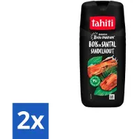 Tahiti 2 x – Douchegel – Sandelhout - 315 ml - Douchegel - Sandelhout - Ontspanning - Natuurlijke Geur - Huidverzorging