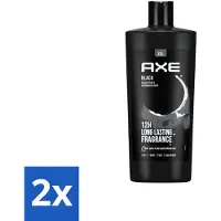 Axe 2 x – Douchegel – Black – 700 ml - Douchegel - Douchegel Mannen - Douchegel Black - Douchegel Fris - Douchegel Stijl