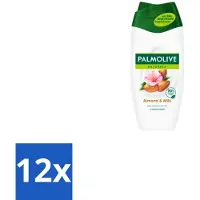 Palmolive – Douchecrème – Naturals Almond & Milk – 500 ml - Voordeelverpakking - 12 stuks