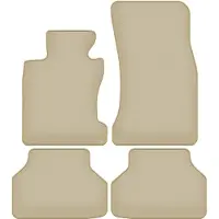 Premium beige vloermatten voor: BMW 5 E60 xDrive 2003-2010