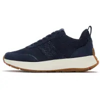 FitFlop F-mode flow crystal denim/suede sneakers