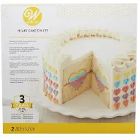 Wilton Heart Tasty-Fill Pan Set - Taartpan voor Hoge Taarten - RVS