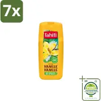 Tahiti 7 x – Douchegel – Vanille - 300 ml - Grootverpakking - Douchegel Vanille - Douchegel Voor Huidverzorging - Huidverzorgende Douchegel - Vanille Douchegel - Schuimende Douchegel