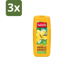 Tahiti 3 x – Douchegel – Vanille - 300 ml - Douchegel Vanille - Huidverzorging - Schuimende Douchegel - Voedende Douchegel - Shea Butter