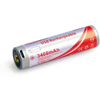 OrcaTorch 3400mah Usb Batterij
