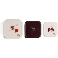 Citron Stapelbare Roestvrije Lunchbox/Snackbox - 12x12x7cm - Cool Kid