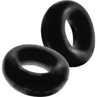 Hünkyjunk - Stiffy - Cockring - 2 stuks - Tar Ice