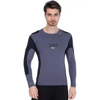 Everlast Rash Guard Shirt met lange mouwen Grijs/zwart S