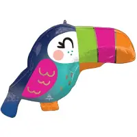 Amscan - Folieballon Tropische Toekan - 68 cm x 38 cm