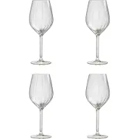 Royal Leerdam Plisse wijnglas (set van 4)