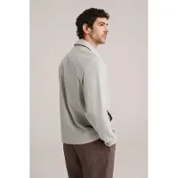 Van Gils - Heren jack met embroidery - Regular fit - Greige - Maat: XL