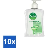 Dettol Handzeep Hydraterend Aloë Vera 250 ml - Bulkverpakking - 10 stuks