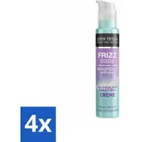 John Frieda 4 x – Haarcrème – Weightless Wonder – Luchtige verzorging – 100 ml - Haarcrème - Pluisverminderend - Luchtig Haar - Glad Haar - Verzorging