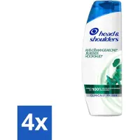 Head & shoulders 4 x - Anti-Roos Shampoo - Jeukende Hoofdhuid - 285 ml - Roos Shampoo - Anti-roos Shampoo - Jeukende Hoofdhuid - Hoofdhuidverzorging - Roosvrij Haar