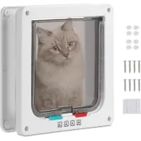 Aura Kattenluik met Tunnel - Kattenluik - Kattenluik met Tunnel Petsafe - Wit - ‎6cm x 20cm x 19cm