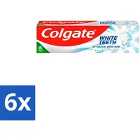 Colgate – Tandpasta – White Teeth – 75 ml - Voordeelverpakking - 6 stuks