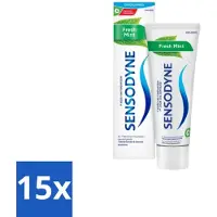 Sensodyne Tandpasta Fresh Mint 75 ml - Bulkverpakking - 15 stuks