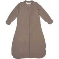 Lodger Hopper - Baby Slaapzak Winter met afritsbare mouwen - 98cm - 3.3 TOG - Autostoel - Bruin - Winterslaapzak
