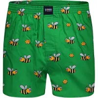 Happy Shorts Boxershorts ' Motive ' blauw / donkerblauw / groen