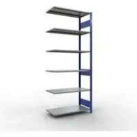 Schulte Lagertechnik - Insteeksysteem aanbouwrekken - 2500x1000x500 mm, type 150 kg