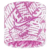 Nike Klassieke Swoosh Dri-FIT Polsband (Roze/Wit)