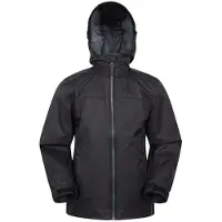 Mountain Warehouse Kinderen/Kinderen Torrent waterdichte jas met getapete naad (Zwart)