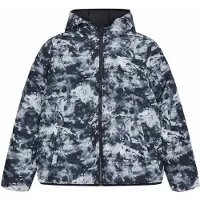 Reebok Mannen RB1501 Reversible Puffer Jacket (Zwart)