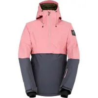 Dare 2b Dames/Dames Snowburst Overhead Ski Jas (Stoffig roze/Ebbenhoutgrijs)