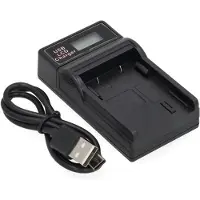 123accu Canon NB-2L / NB-2LH USB-C single slot oplader (8.4V, 0.7A, huismerk)